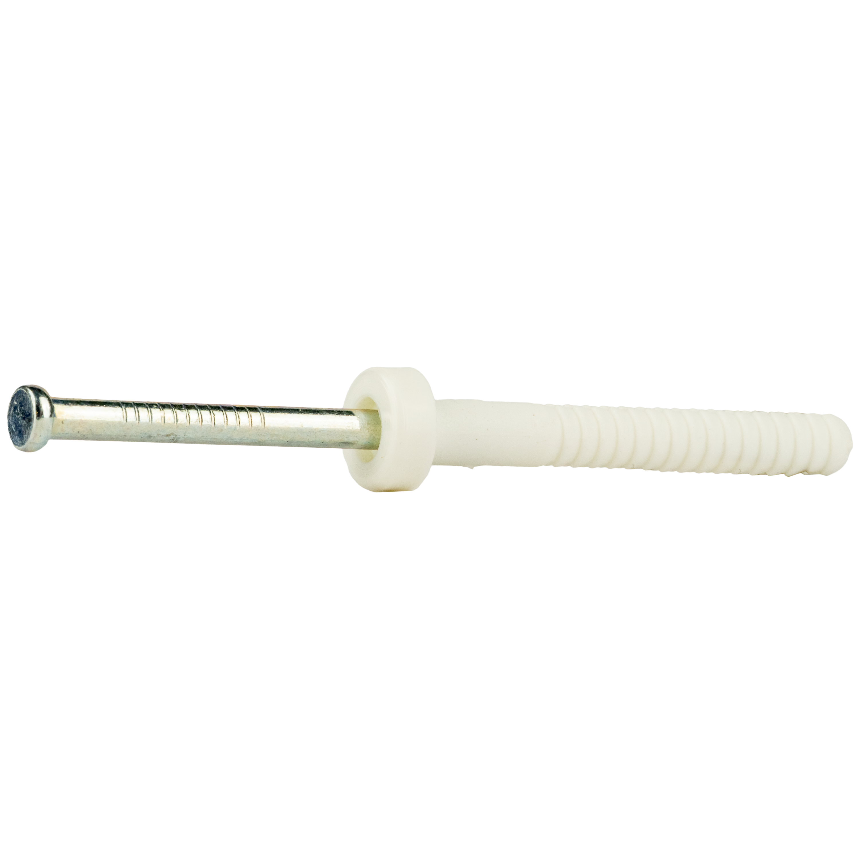 <ul><li>Light duty fastening in masonry or concrete</li><li>Slotted head on nail for easy removal</li><li>Hole size same as anchor diameter</li><li>100% virgin nylon</li></ul>|